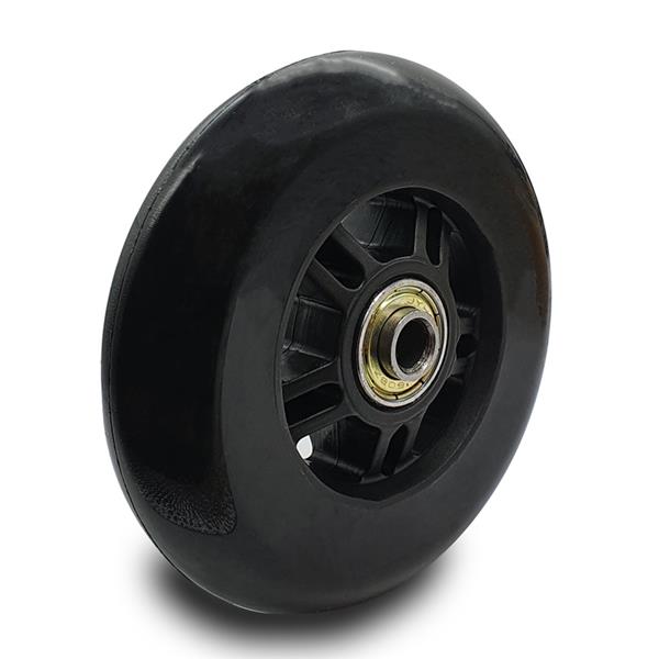 Black skater wheel