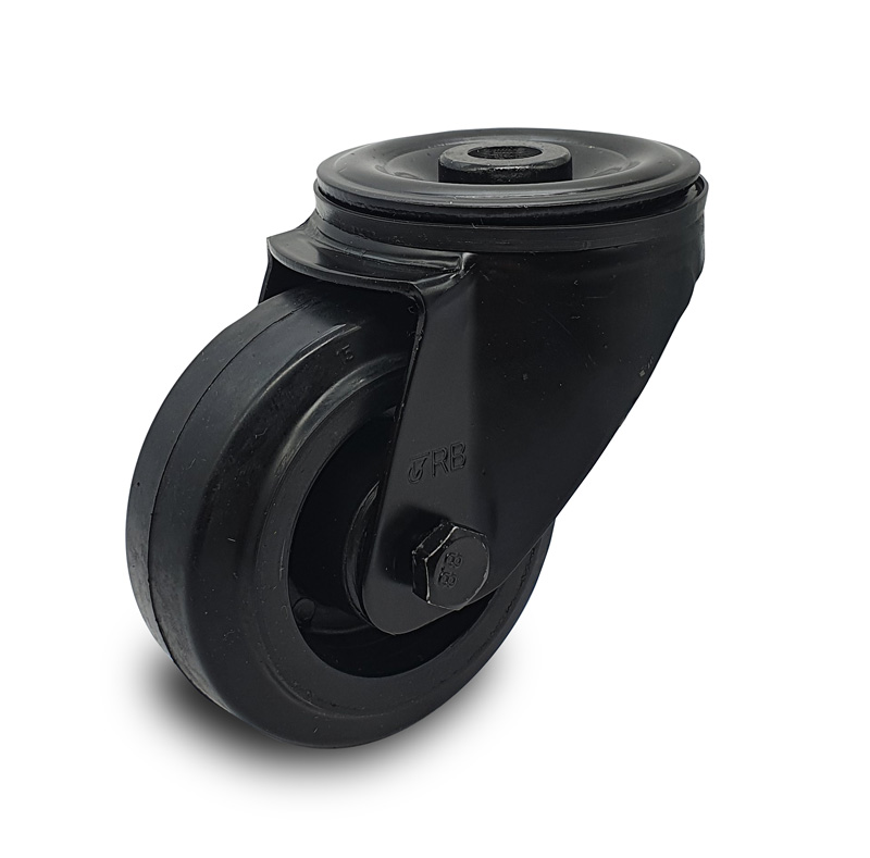 Wagenheber-Lenkrolle Ersatz - Schwarze Metall-Räder Für 3-Tonnen Wagenheber