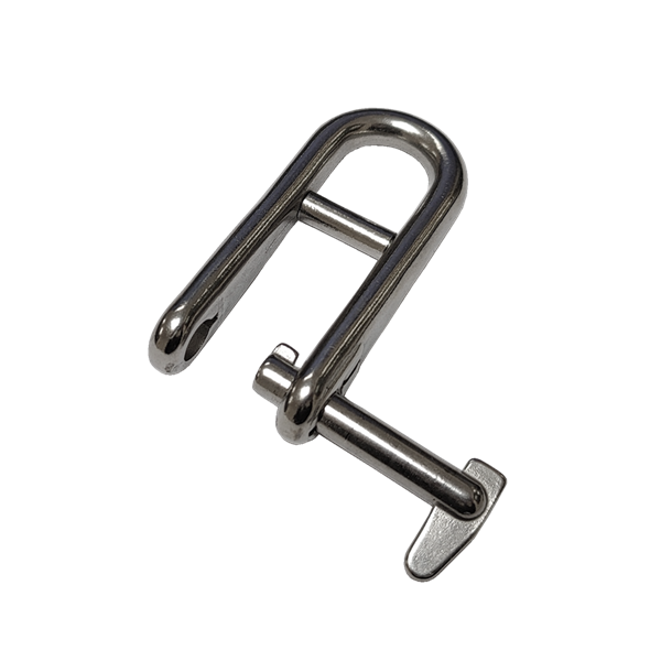 Shackle with fixed pin